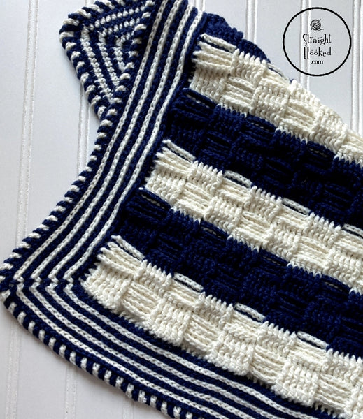 Nautical NICU Blanket crochet pattern