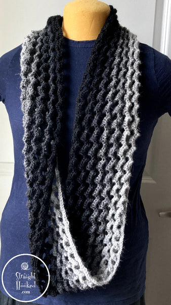 Infinite Icing Scarf crochet pattern
