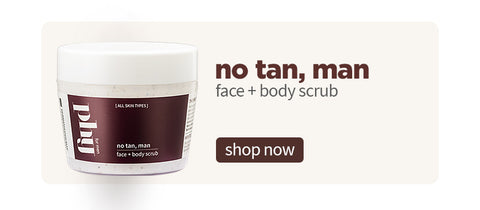 Phy No Tan, Man After-Sun Face + Body Scrub 
