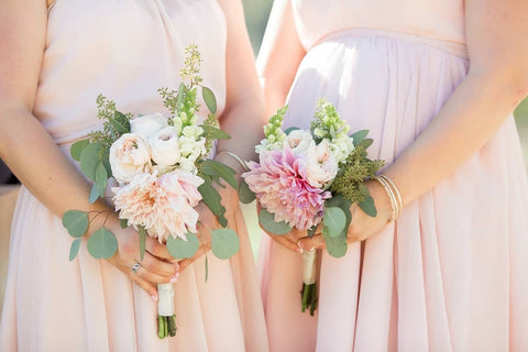 Blush Bridesmaid Dresses