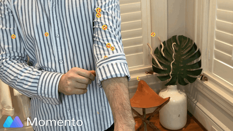 Unfold your rolled sleeve to take CuffedUp off your arm or leg.