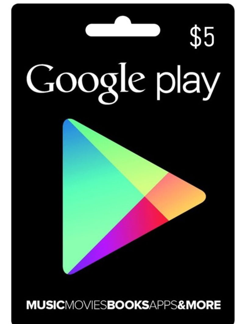 Mercado girar importante Google play gift card 5 USD (US) – Latin Gamer Shop