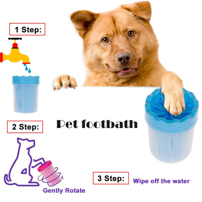 dog foot washing cup