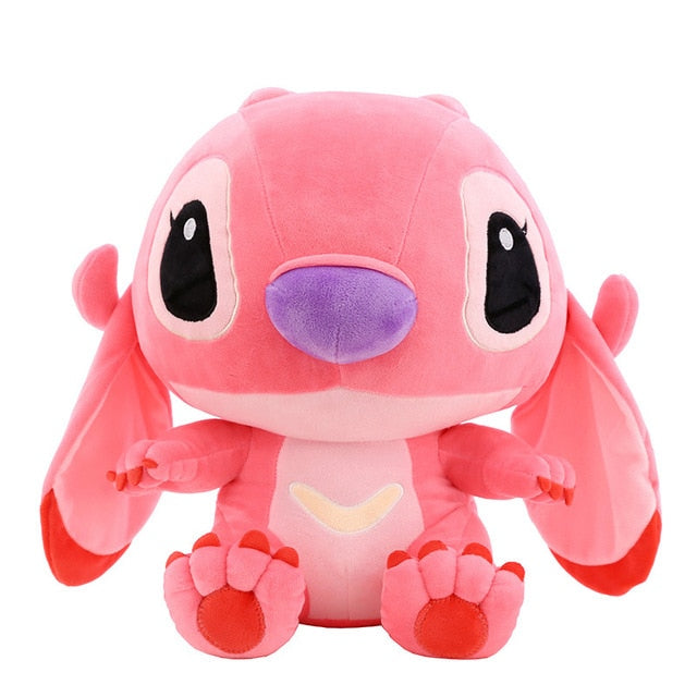 pink stitch stuffed animal