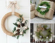 Burlap wreaths