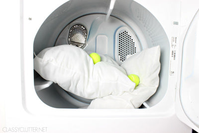 Dry Pillow in Machine