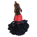 Fufu Tutu Vixen Red Dog Dress| Chloe Cole Pet Couture