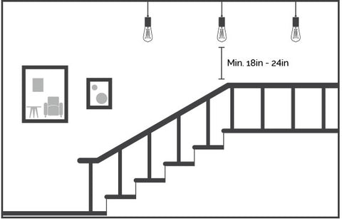 Stairway Lighting Illustration