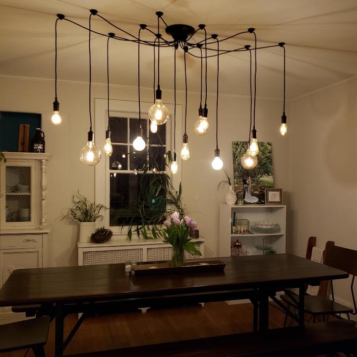 swag pendant chandelier