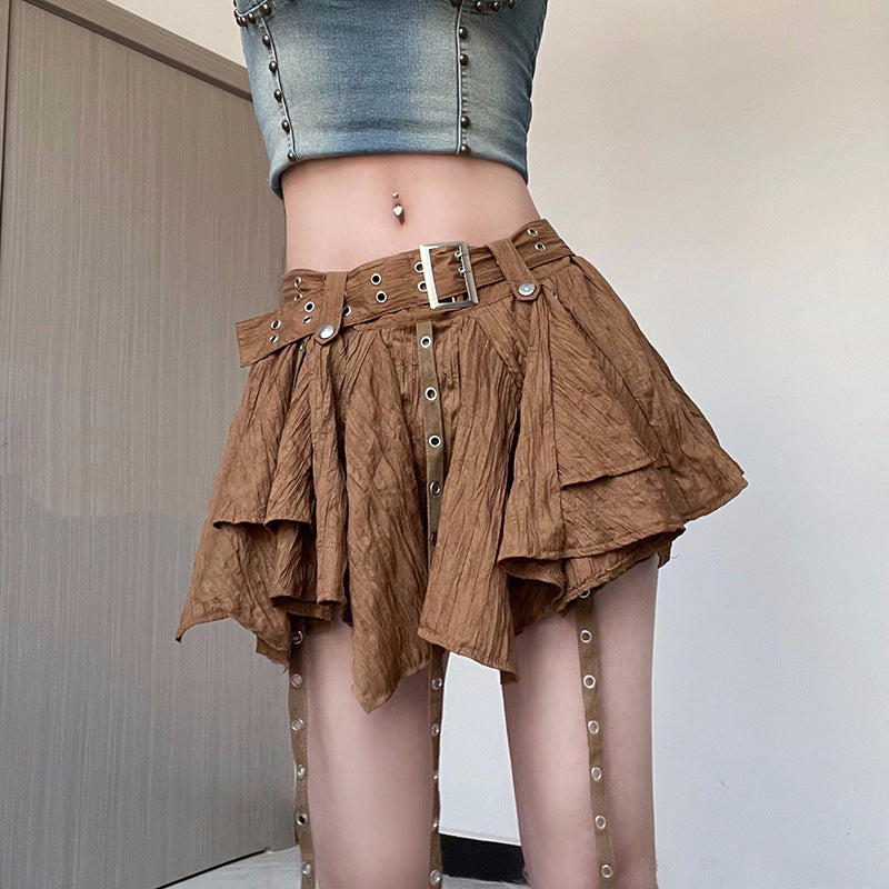 新品☆MSGM RUFFLED SKIRT IN CADY CREPE | contifarma.pe