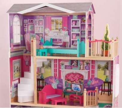 wooden dollhouse for 18 inch dolls