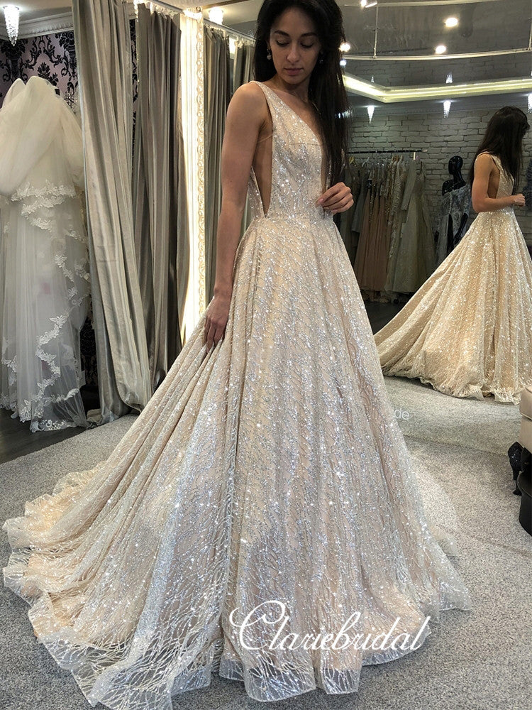 sparkling wedding dresses