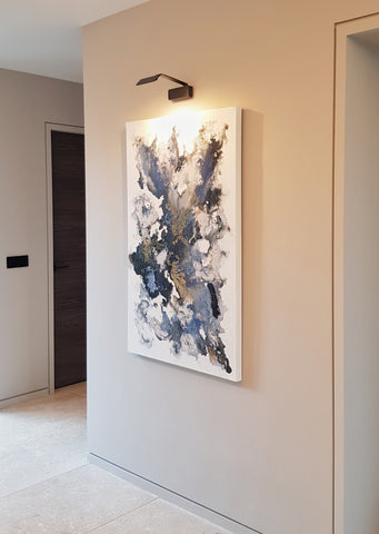 original laura gray hanging in customer hallway