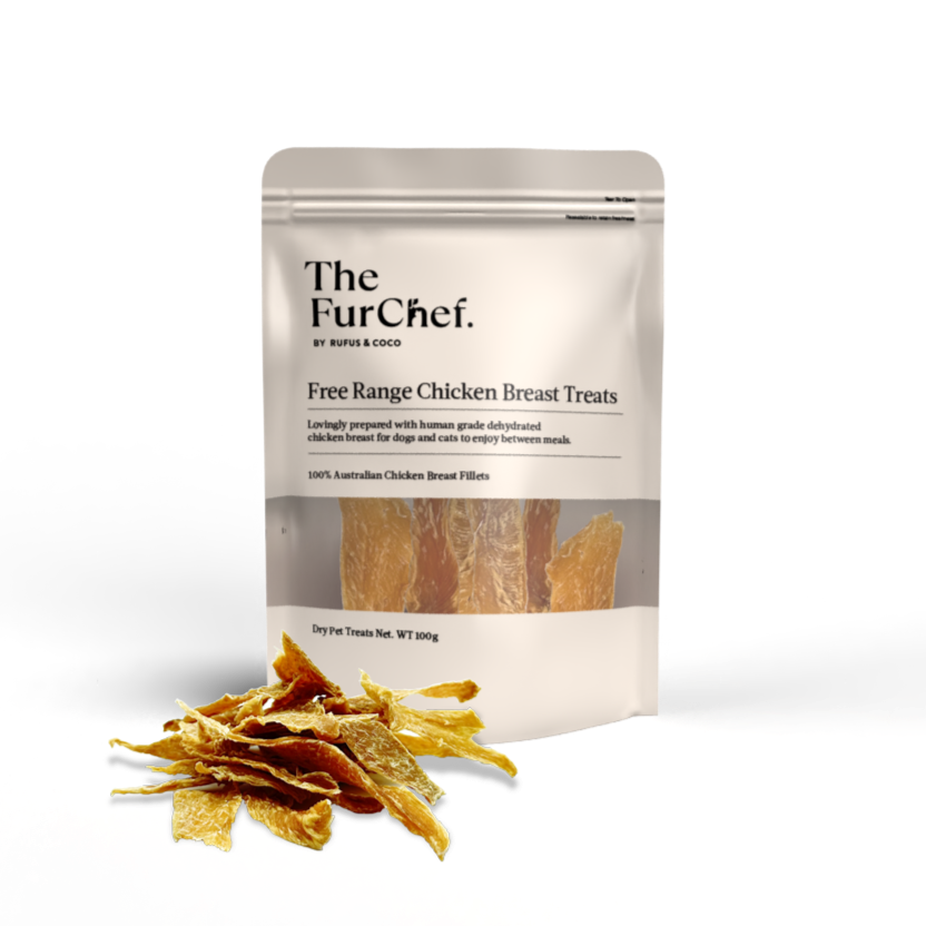 The Fur Chef: Free Range Chicken Breast Treats - Rufus & Coco Australia