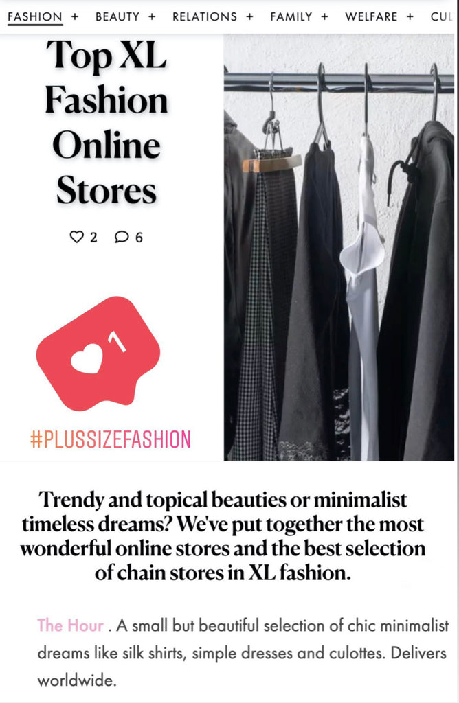 Plus size fashion in Trendi Magazine