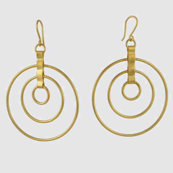 Concentric Circle Drop Earrings – Jane Diaz NY