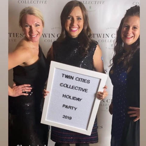 Kat Minks, Suzy Simonson & Jenny Bader at Twin Cities Collective Awards ceremony in 2019