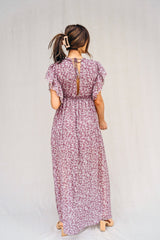 Garden Party Printed Maxi  Dress