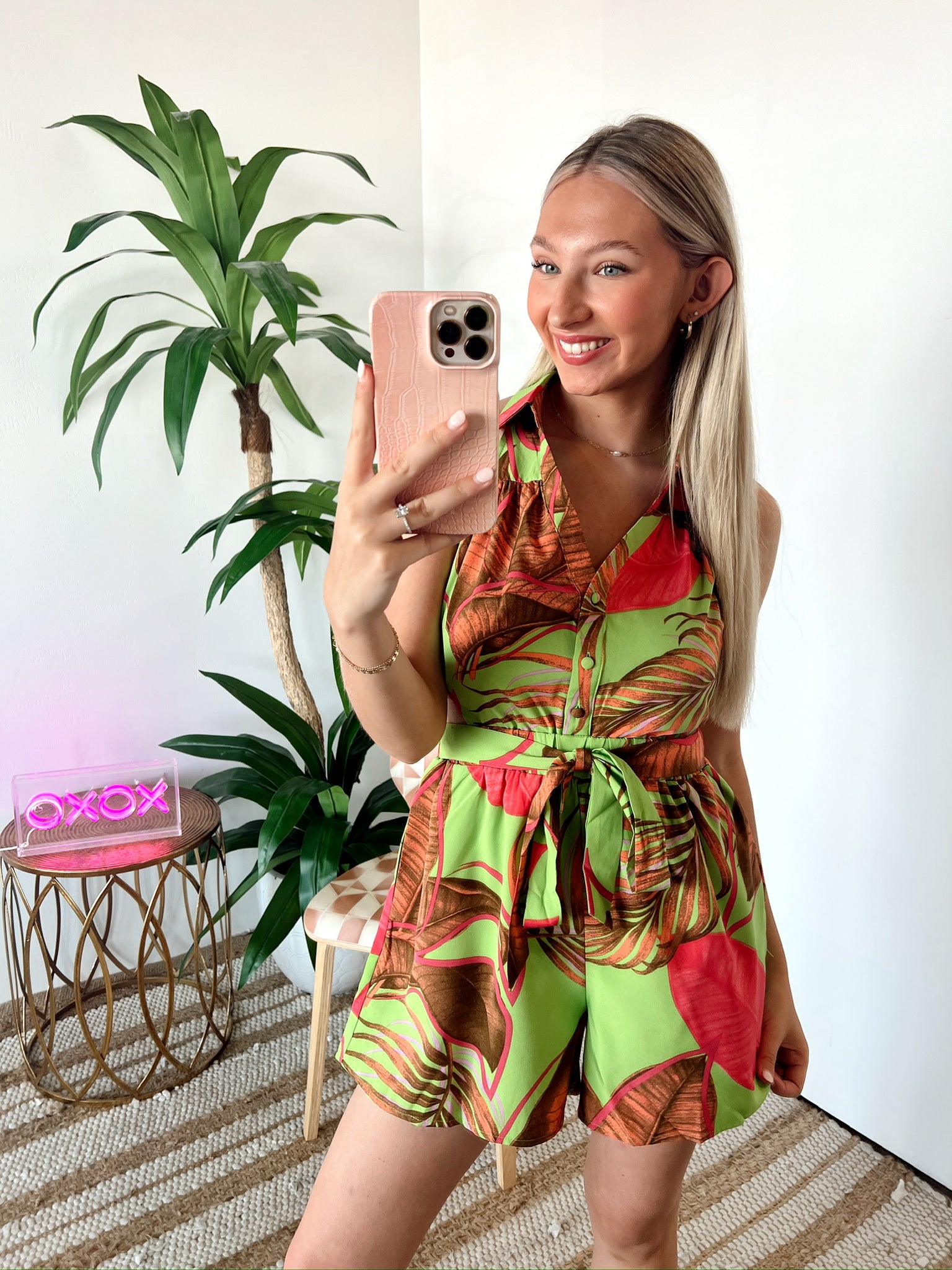 Nada Tropical Printed Romper