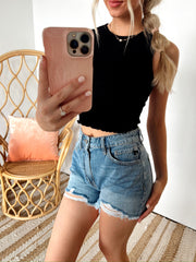 Not Your Girl Denim Shorts