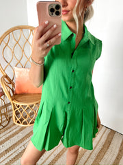 SIZE MEDIUM Meet Me On The Greens Romper