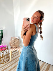 Well Known Denim Dress