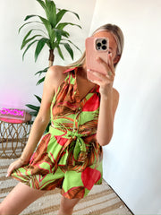 Nada Tropical Printed Romper