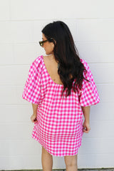 Adore You Gingham Dress