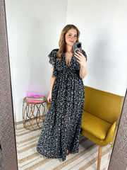 Garden Party Printed Maxi  Dress