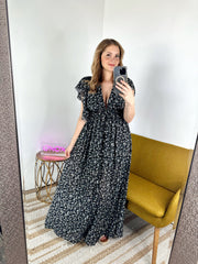 Garden Party Printed Maxi  Dress