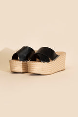 TOGETHER RAFFIA PLATFORMS [ONLINE EXCLUSIVE]