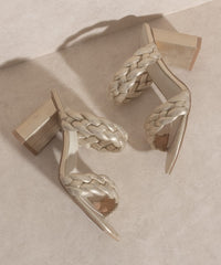 GREEK GODDESS METALLIC HEELS [ONLINE EXCLUSIVE]