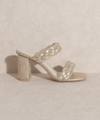 GREEK GODDESS METALLIC HEELS [ONLINE EXCLUSIVE]