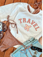 PLUS SIZE Travel Babe Patch T-Shirt [ONLINE EXCLUSIVE]