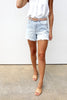 Dalton Frayed Denim Shorts