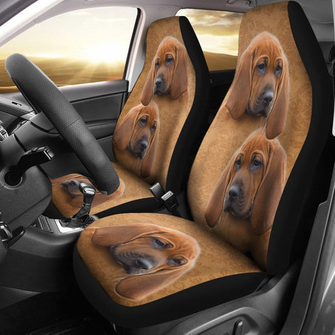 Lovely Redbone Coonhound Print Car Seat Covers-Free Shipping