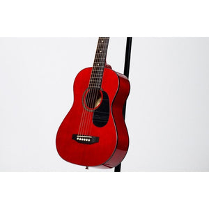 Beaver Creek BCTD601TR 3/4 Size Acoustic Guitar with Gig Bag-Transparent Red-Music World Academy