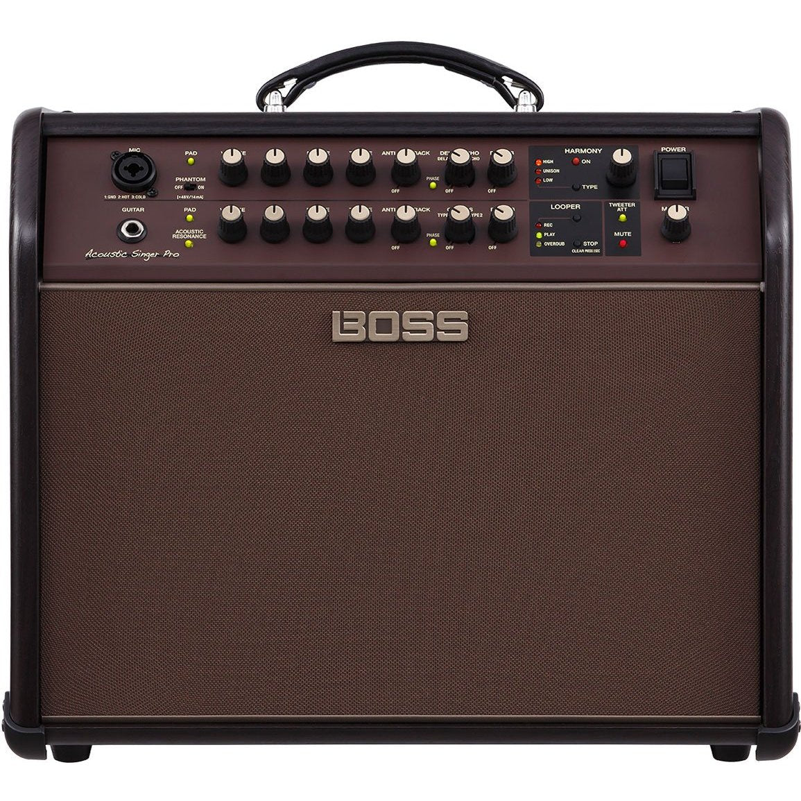Boss ACS-PRO Acoustic Singer Pro Guitar Combo Amp with 8" Speaker-120 Watts-Music World Academy
