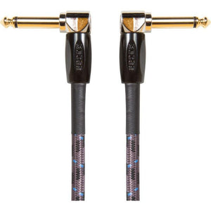 Boss BIC-3AA Instrument Cable 1/4" Male Right Angled-1/4" Male Right Angled 3ft-Music World Academy