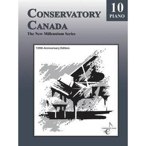 Conservatory Canada 139042 The New Millennium Series Grade 10 Piano Book-Music World Academy