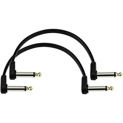 D'Addario PW-FPRR-206OS Patch Cable 1/4"Male-1/4"Male-6"-Music World Academy