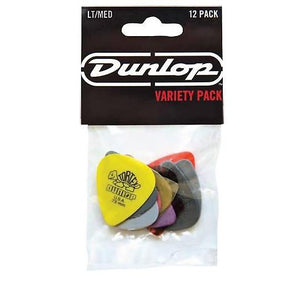 Dunlop PVP101 Guitar Pick Variety Pack Light/Medium 12-Pack-Music World Academy
