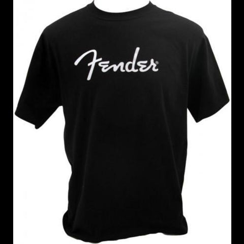 Fender Spaghetti Logo T-Shirt X-Large-Black-Music World Academy