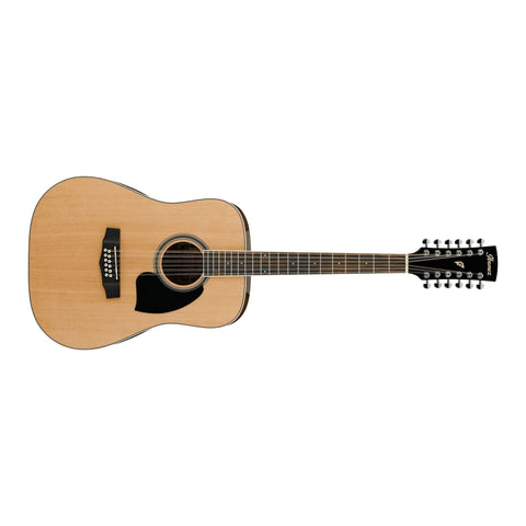 Ibanez PF1512-NT PF Series 12-String Acoustic Guitar-Natural-Music World Academy