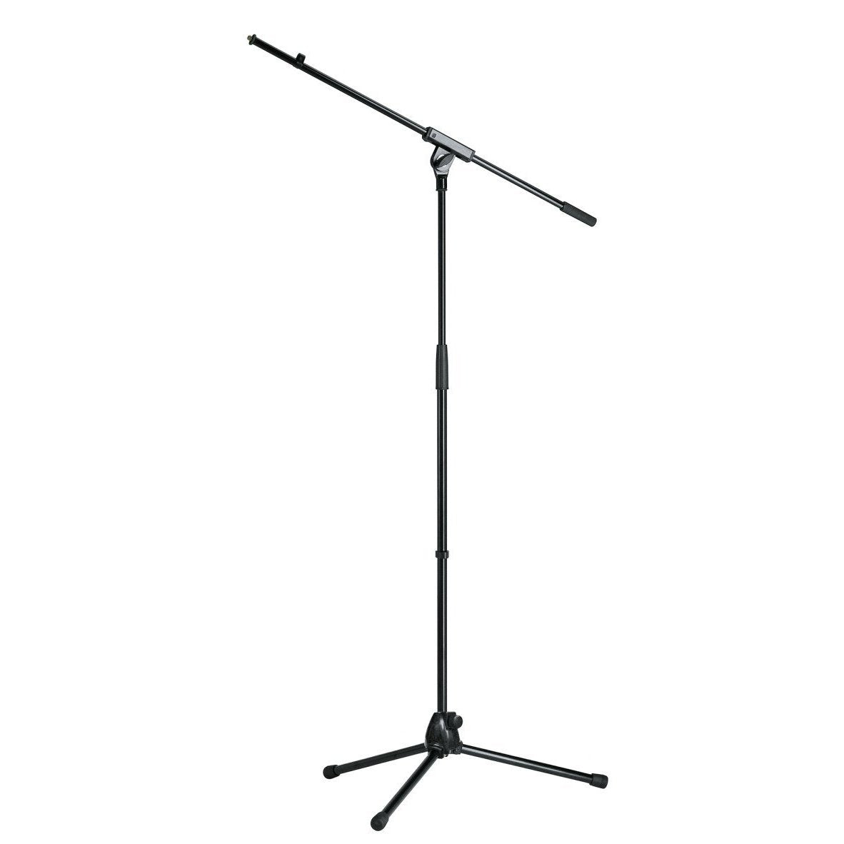 K&M 21070 Microphone Stand with Boom-Black-Music World Academy