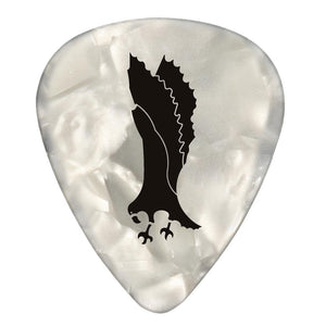 Paul Reed Smith Standard Celluloid Guitar Picks Thin 12-Pack-White Pearloid-Music World Academy