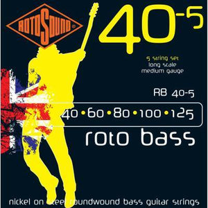 Roto Sound RB40-5 Roto Bass 5-String Bass Strings Long Scale 40-125-Music World Academy