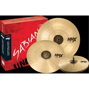 Sabian 15005XCN HHX Complex Performance Set 15" Medium Hi-Hats, 19" Thin Crash, 22" Medium Ride-Music World Academy