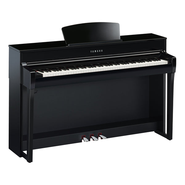 Yamaha Clavinova CLP-735PE Digital Piano-Polished Ebony with Bench-Music World Academy