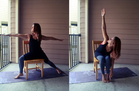 how to use chair yoga practice